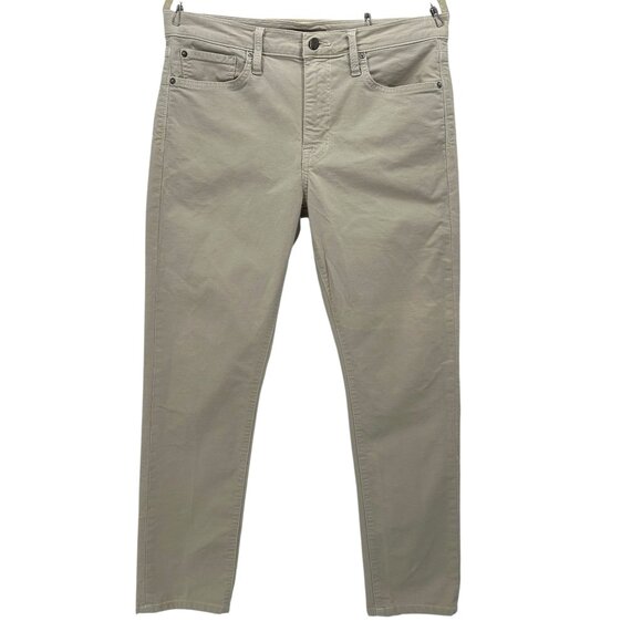 Joe's Jeans Mens 33 Jeans Slim Fit Ivory 5 Pocket Stretch Denim - Picture 1 of 11